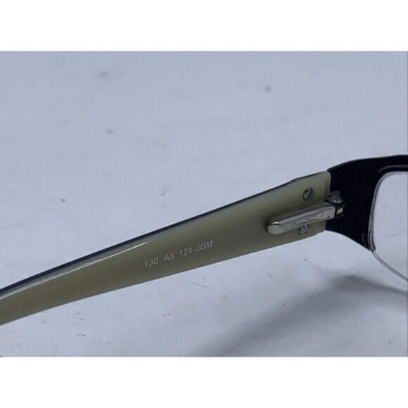 ARMANI EXCHANGE EYEGLASSES FRAME AX 124 JGN 51-17-130 Black / white - Picture 6 of 10